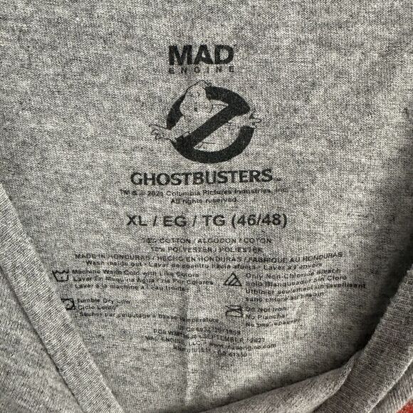 Ghostbusters Gray T-Shirt Size XL Retro Logo - Picture 4 of 6